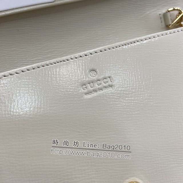 Gucci專櫃古馳最新款Horsebit 1955系列鏈條錢包 jh1975型號：621892